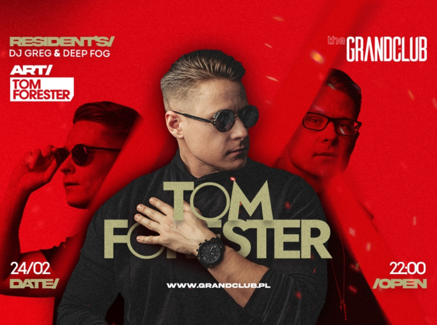 Born to party: Tom Forester