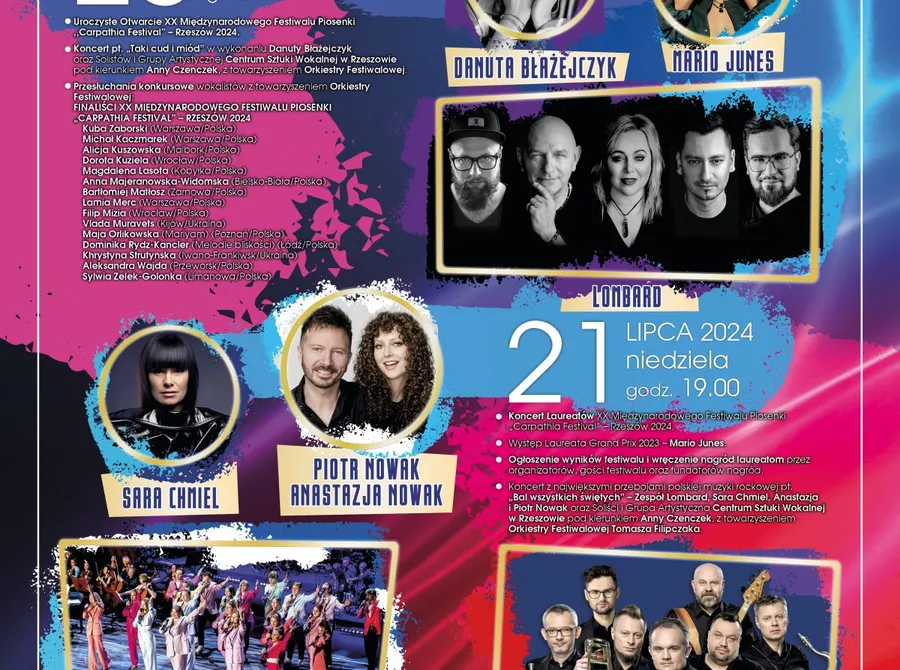 XX Międzynarodowy Festiwal Piosenki „Carpathia Festival”