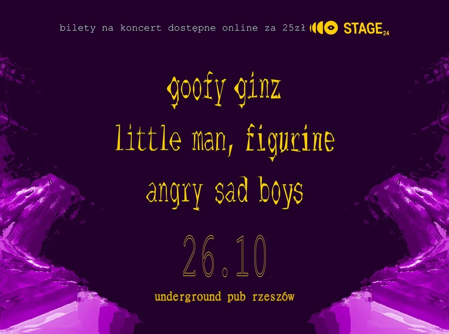 Goofy Ginz, Little Man, Figurine, Angry Sad Boys