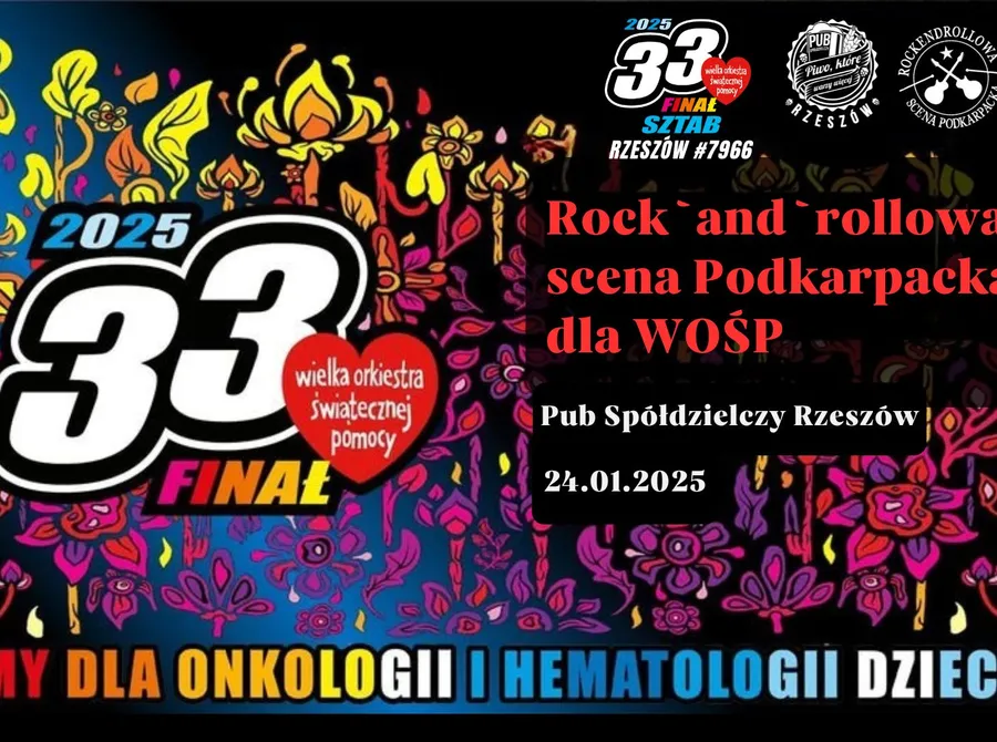 Rockendrollowa Scena Podkarpacka dla WOŚP