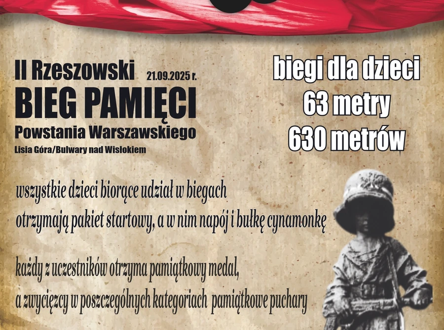 II Rzeszowski Bieg Pamięci Powstania Warszawskiego