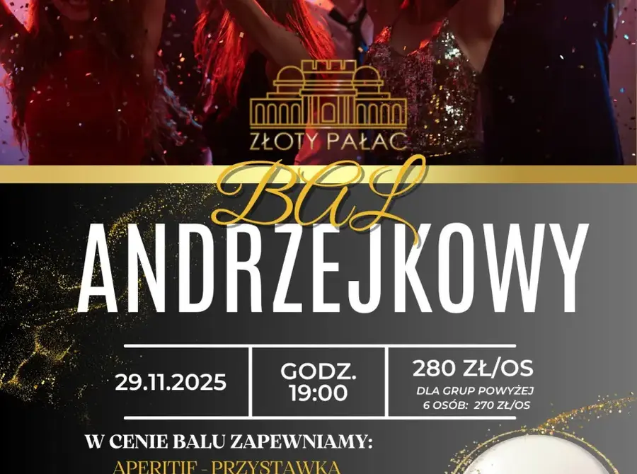 Andrzejkowa noc pełna blasku w Złotym Pałacu
