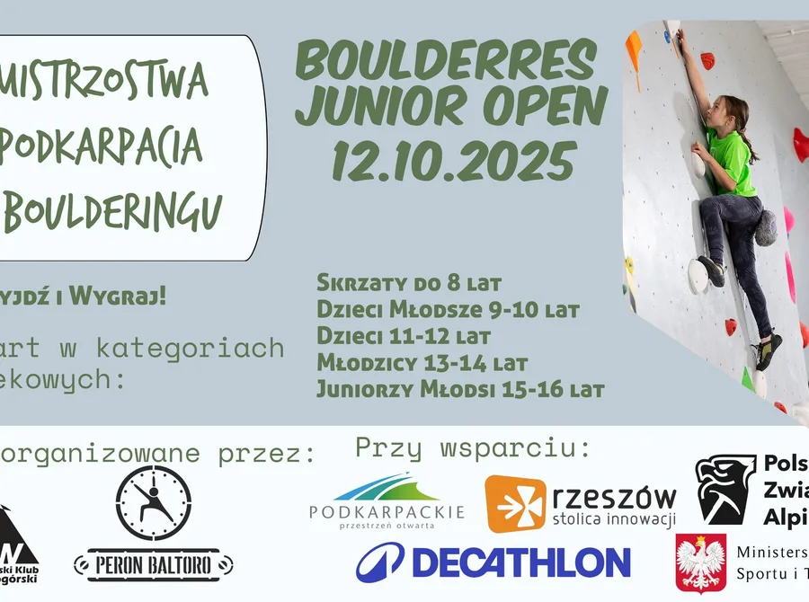 Mistrzostwa Podkarpacia w Boulderingu