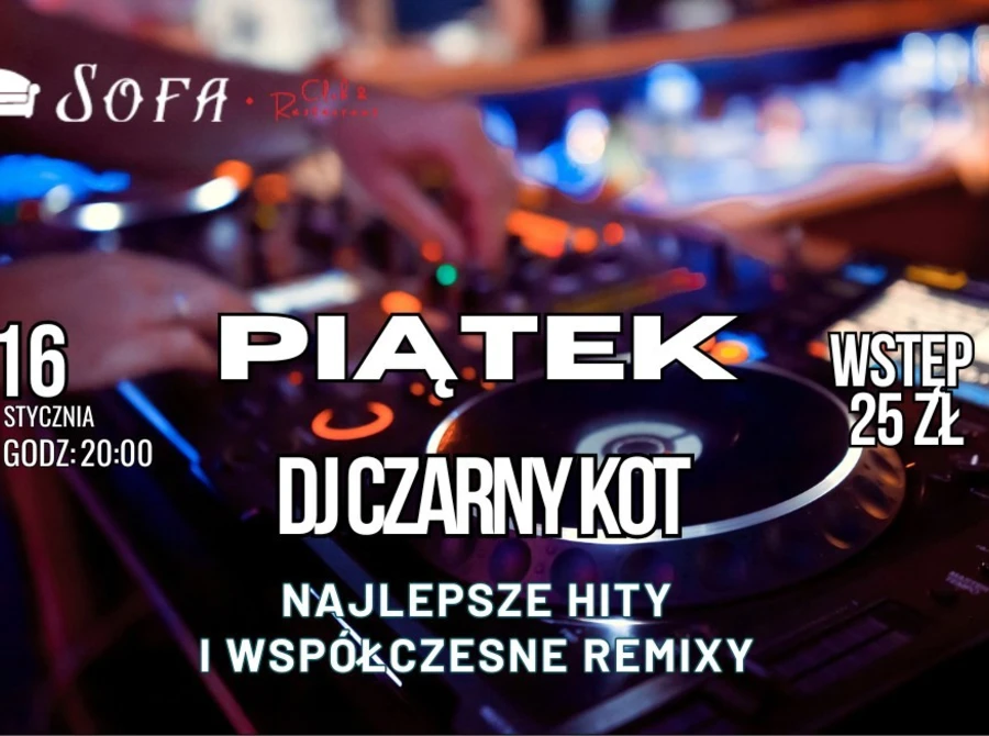 Piątek w Sofie: Dj Czarny Kot