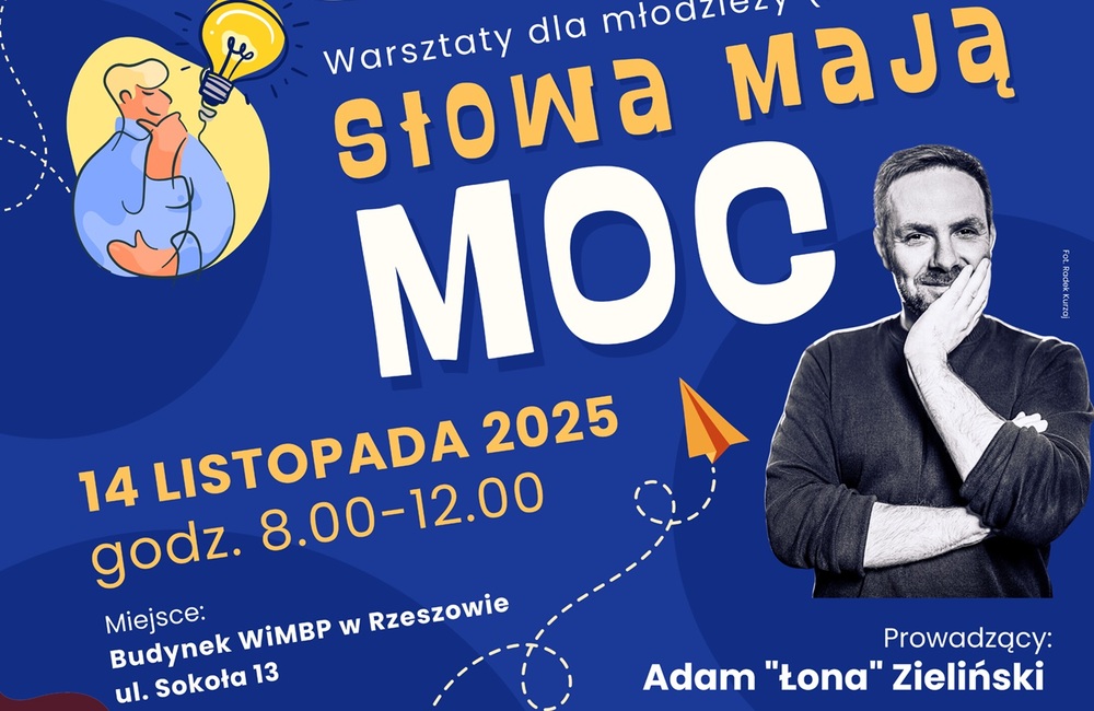 Znany raper poprowadzi warsztaty dla młodzieży w rzeszowskiej bibliotece
