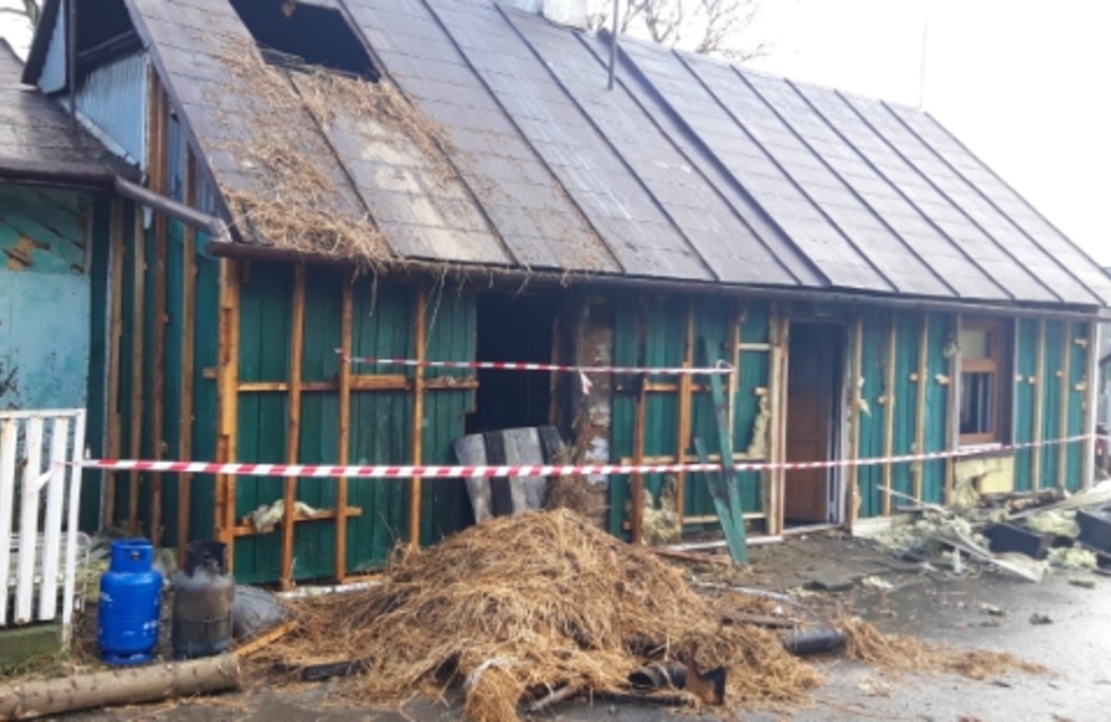 Pożar budynku mieszkalnego w Kańczudze. Zginął 57-latek