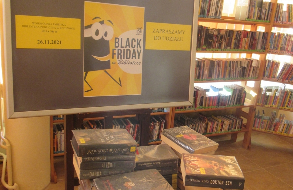 Black Friday w placówkach WiMBP w Rzeszowie