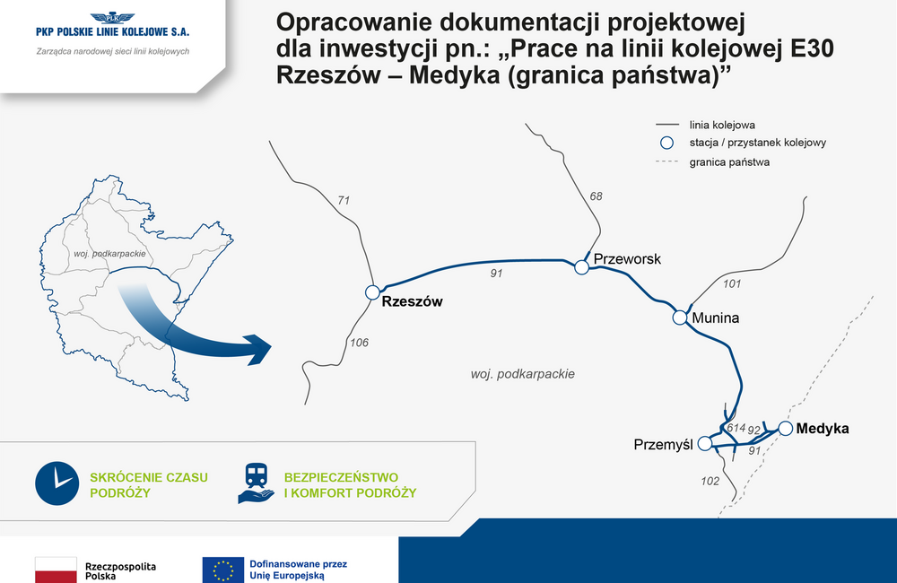 Mapa: PKP Polskie Linie Kolejowe S.A.
