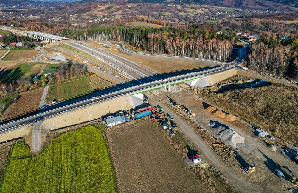 Wiadukt WD-20 na S19 Babica – Jawornik / fot. GDDKiA