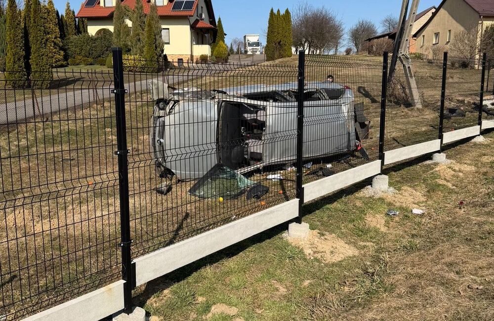 Zdarzenie przy ul. Beskidzkiej w Rzeszowie / fot. KMP w Rzeszowie