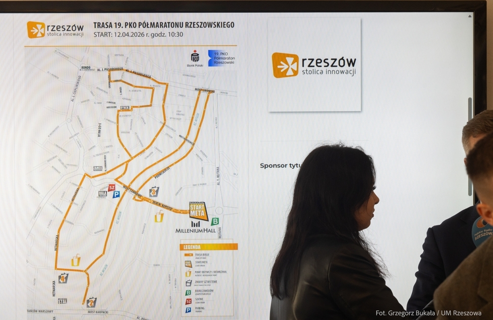 Konferencja prasowa przed 19. PKO Półmaratonem Rzeszowskim, fot. Grzegorz Bukała / UM Rzeszowa