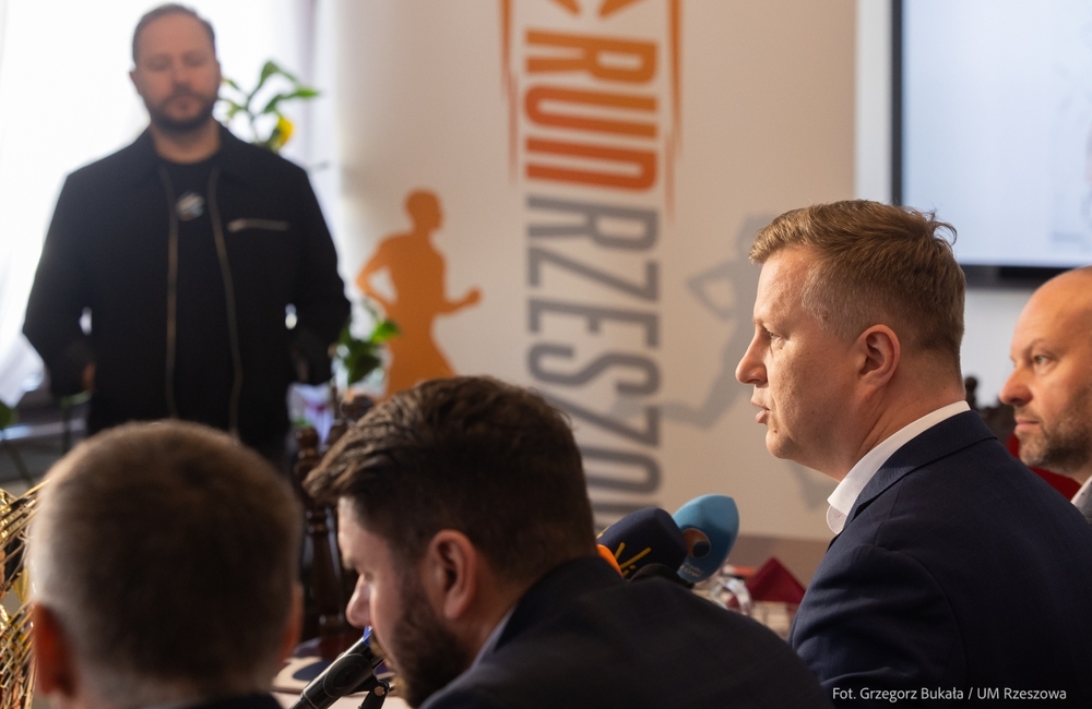 Konferencja prasowa przed 19. PKO Półmaratonem Rzeszowskim, fot. Grzegorz Bukała / UM Rzeszowa