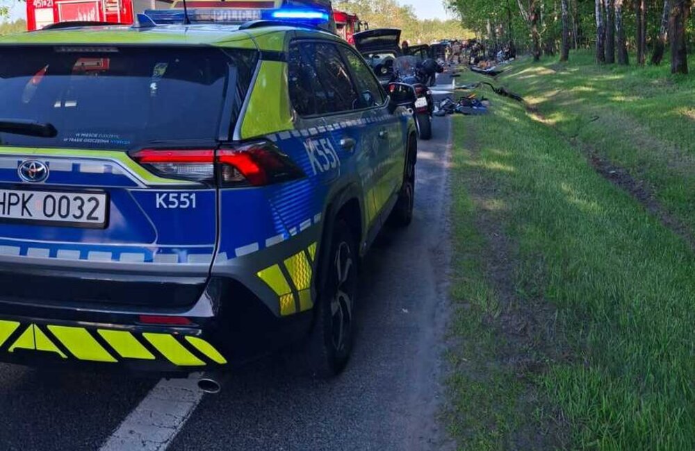 Wypadek w Widełce / fot. KPP w Kolbuszowej