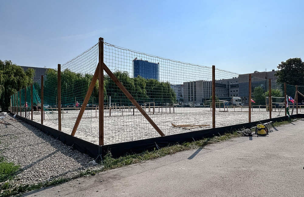 Zdjęcia z budowy Plażowej Strefy w centrum Rzeszowa / fot. RESinet.pl