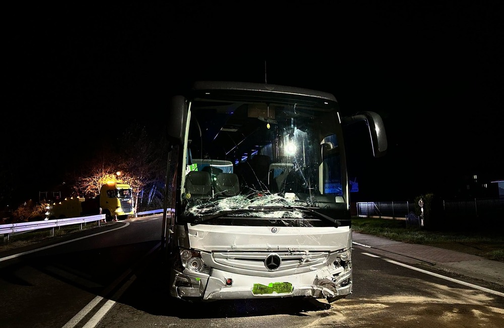 Tragiczny wypadek na DK9 w Kupnie, fot. OSP Kupno