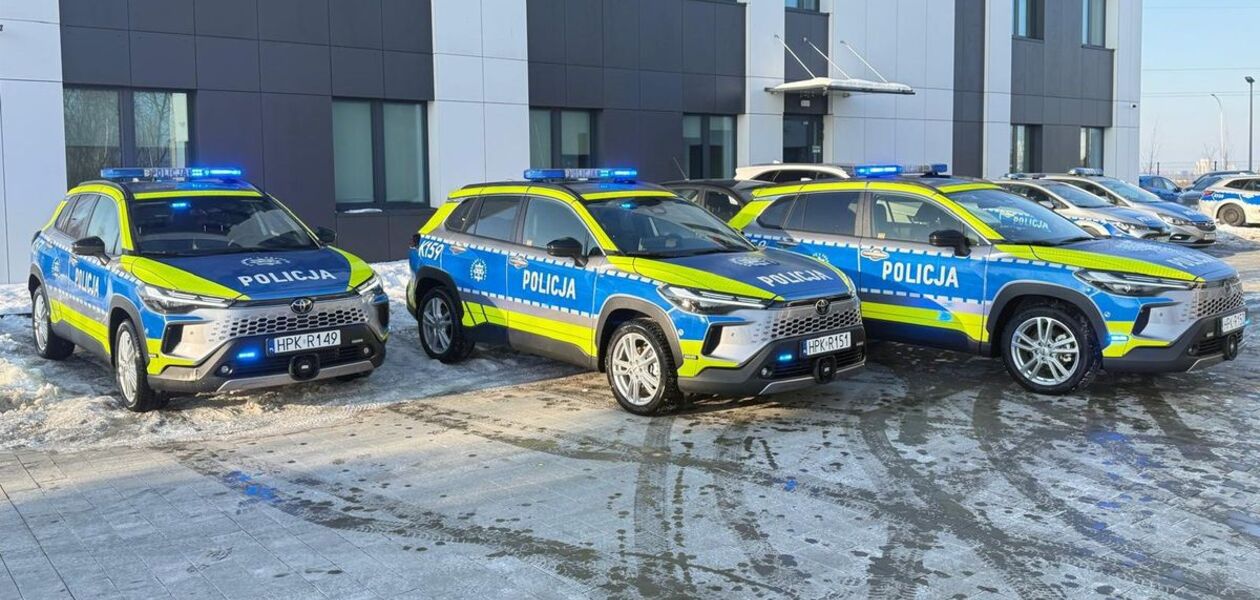 Nowe pojazdy dla rzeszowskiej Policji / fot. KMP w Rzeszowie