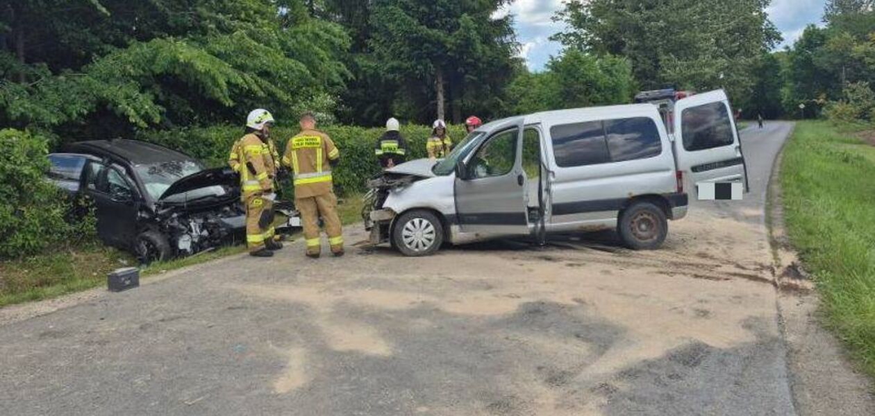 Wypadek w Błędowej Tyczyńskiej 8.06.2026 / fot. KMP w Rzeszowie