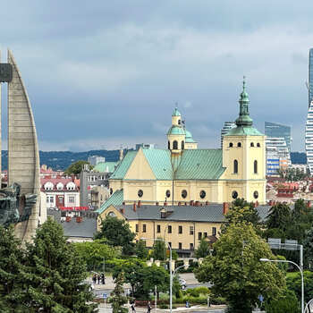 Widok na centrum Rzeszowa