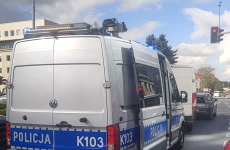 Wypadek w centrum Rzeszowa. Jedna osoba w szpitalu fot. KMP w Rzeszowie