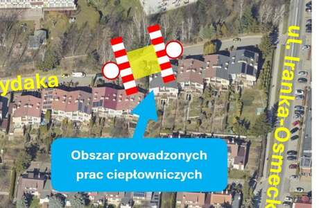 Utrudnienia na ul. Brydaka w Rzeszowie. Zamknięto część drogi Grafika MPEC