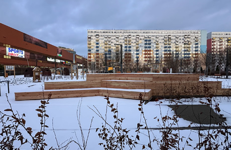 Park kieszonkowy na os. Nowe Miasto / Zdjęcia z początlu stycznia 2025 r. / fot. RESinet.pl