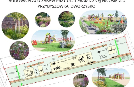 Wizualizacja placu zabaw na os. Przybyszówka: Bartosz Gromadzki/Zarząd Zieleni Miejskiej w Rzeszowie