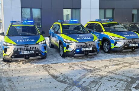 Nowe pojazdy dla rzeszowskiej Policji / fot. KMP w Rzeszowie