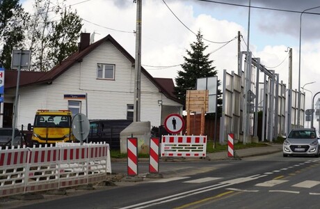 Zmiana organizacji ruchu przy ul. Łany w Sanoku. Zamknięty wjazd od DK84 fot. GDDKiA