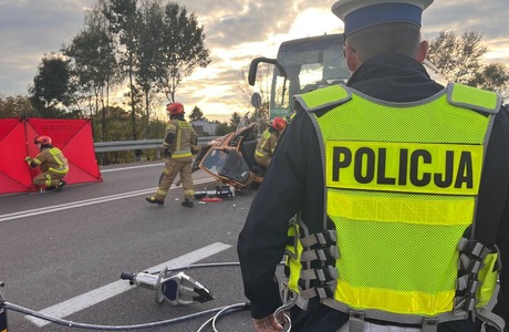 Tragiczny wypadek na DK9 w Kupnie. Nie żyją dwie kobiety Tragiczny wypadek na DK9 w Kupnie, fot. KPP w Kolbuszowej