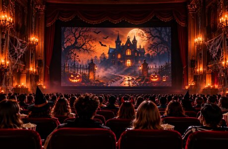 Filmowe maratony grozy w rzeszowskich kinach na Halloween Zdjęcie ilustracyjne / Wygenerowane AI