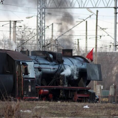 Rekonstrukcja "Na nieludzką ziemię" - Rampa kolejowa - Przemyśl - 28.02.2010 - fot 35