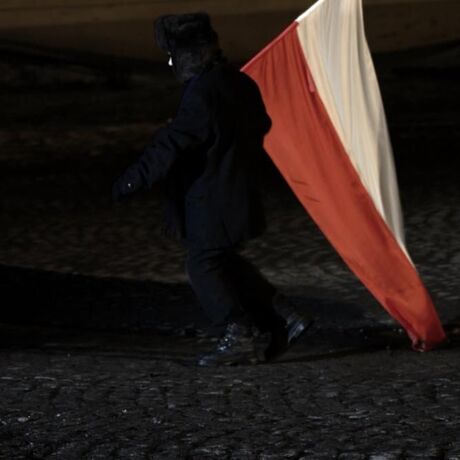 Rekonstrukcja "Na nieludzką ziemię" - Rampa kolejowa - Przemyśl - 28.02.2010 - fot 10