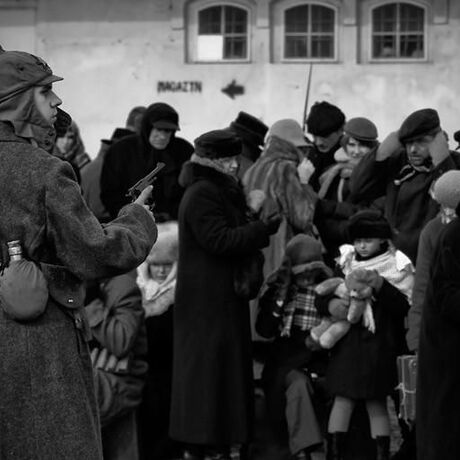 "Na nieludzką ziemię"-widowisko historyczno-teatralne-Przemyśl - fot 19