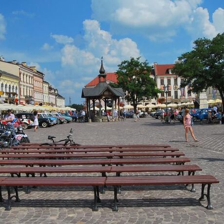 XI Podkarpacki Rajd Pojazdów Zabytkowych - Rzeszów - Rynek - fot 55
