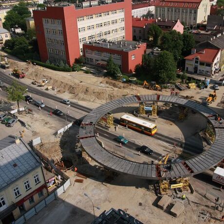 Kładka zamontowana - fot 1