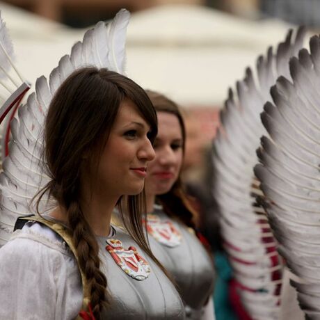  Pochód wojsk husarskich hetmana Hieronima Augustyna Lubomirskiego w Rzeszowie - fot 31