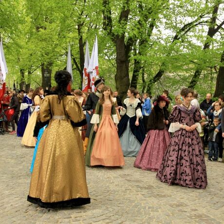 Pochód wojsk husarskich hetmana Hieronima Augustyna Lubomirskiego w Rzeszowie - fot 38