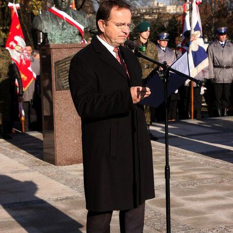  Odsłonięcie i poświecenie pomnika płk. Łukasza Cieplińskiego, - fot 35