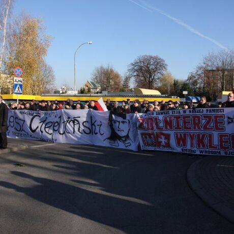  Odsłonięcie i poświecenie pomnika płk. Łukasza Cieplińskiego, - fot 28