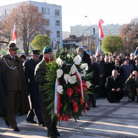 Odsłonięcie i poświecenie pomnika płk. Łukasza Cieplińskiego, - fot 14