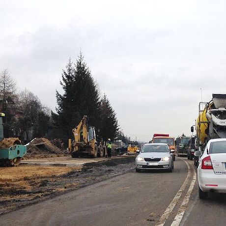 Roboty drogowe na ul. Rzecha - 28.01.2015 - fot 4