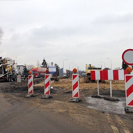 Roboty drogowe na ul. Rzecha - 28.01.2015 - fot 2