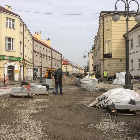 Przebudowa ul. 3 Maja (25.03.2017) - fot 6