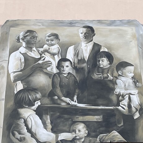 "Błogosławiona rodzina Ulmów" - nowy mural w Rzeszowie - fot 4