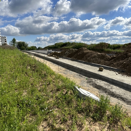 Rzeszów - Budowa dróg łączących ul. Wołyńską z ul. Potokową – Etap I (czerwiec 2024) - fot 4