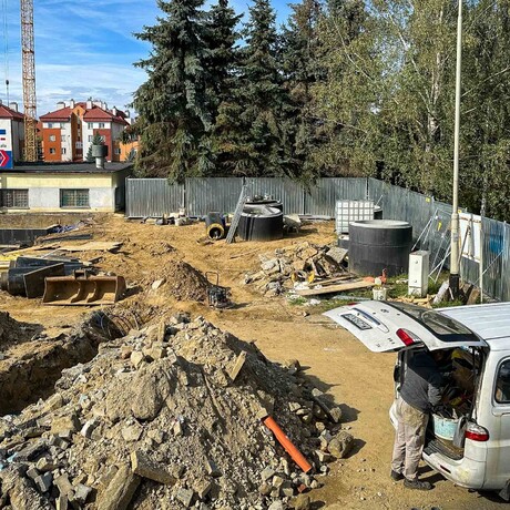 Rzeszów - Budowa lądowiska dla helikopterów wraz z parkingiem przy szpitalu na ul. Lwowskiej - Etap I [październik 2024] - fot 8