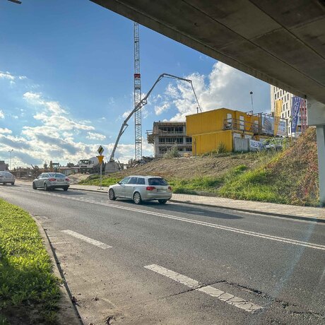 Rzeszów - II etap budowy kompleksu KrakoVska w Rzeszowie [październik 2024] - fot 5