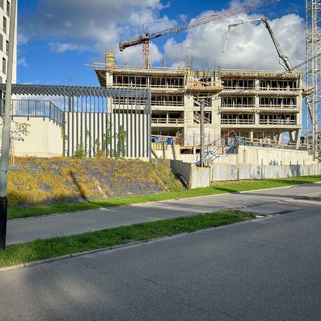 Rzeszów - II etap budowy kompleksu KrakoVska w Rzeszowie [październik 2024] - fot 12