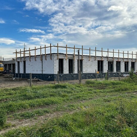 Rzeszów - Budowa żłobka przy ul. Jachowicza na osiedlu Drabinianka [październik 2024] - fot 3
