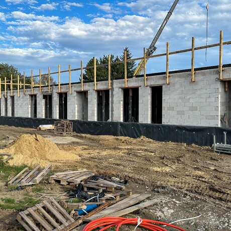 Rzeszów - Budowa żłobka przy ul. Jachowicza na osiedlu Drabinianka [październik 2024] - fot 4